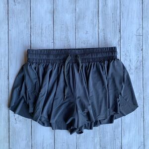Woman’s Large shorts.  Dark gray.